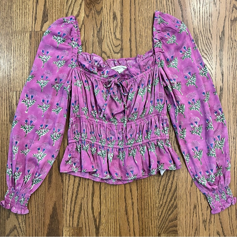 Emerson Fry India Collection Blouse NWOT